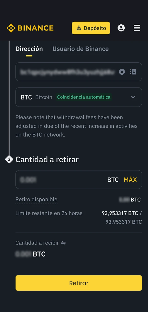 Confirma tu depósito y espera a que se acredite en tu cuenta de Stake Casino.